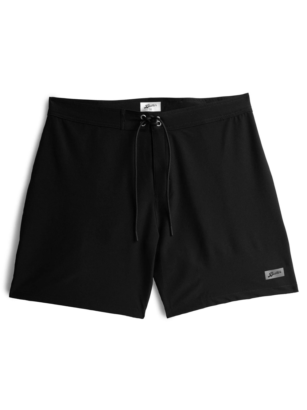 Bather Solid Black Technical Surf